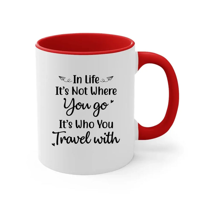 Traveling Girls - Personalized Mug For Friends, For Sister, Travel