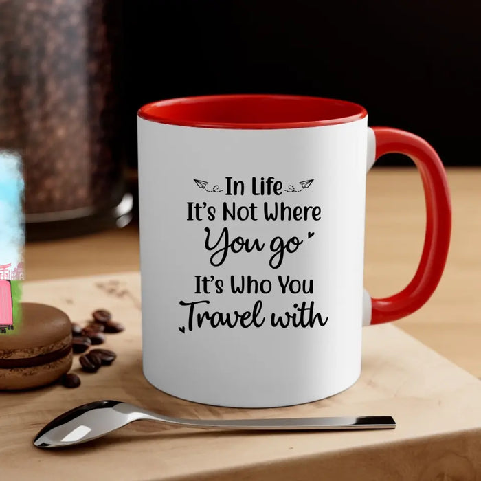 Traveling Girls - Personalized Mug For Friends, For Sister, Travel