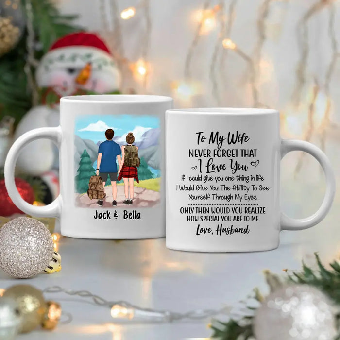 To My Wife How Special You Are To Me - Personalized Mug For Couples, For Her, Hiking