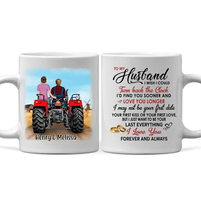 To My Husband - Personalized Gifts Custom Farmer Mug For Him For Couples - Farmer