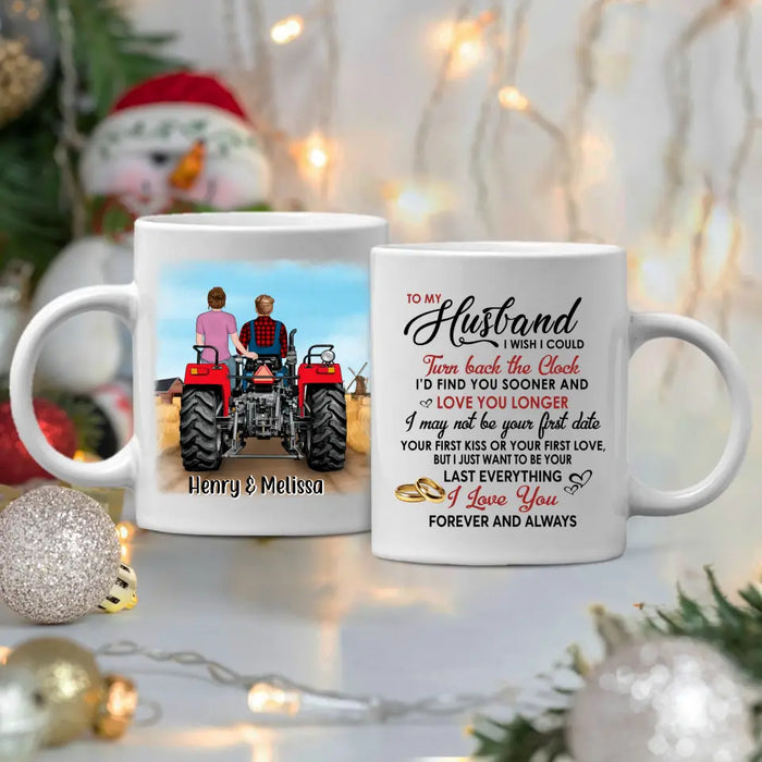 To My Husband - Personalized Gifts Custom Farmer Mug For Him For Couples - Farmer