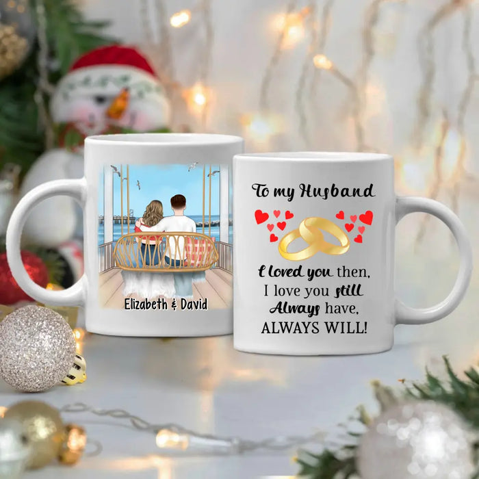 To My Husband - Personalized Gifts Custom Mug For Him For Couples For Him