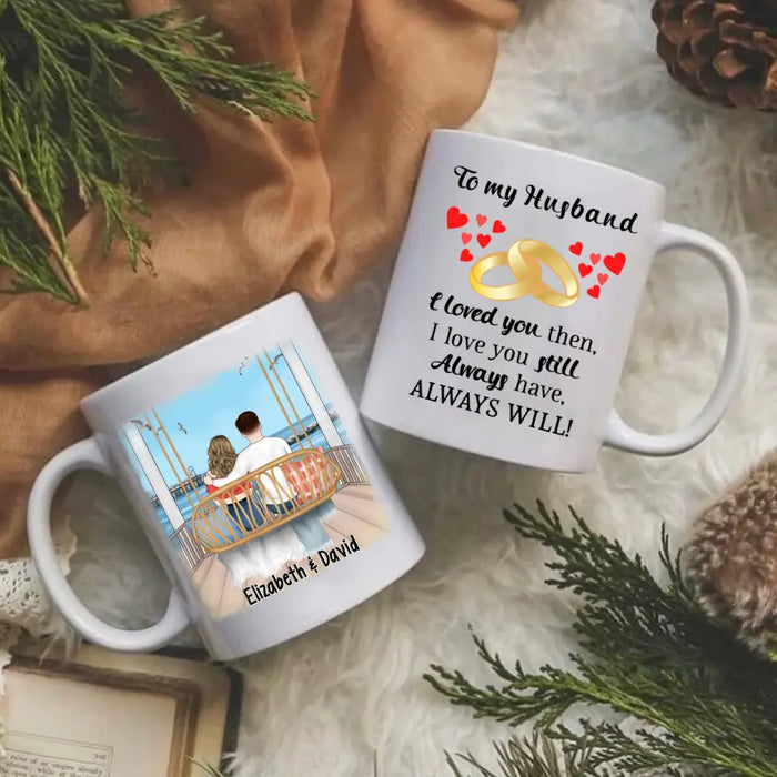 To My Husband - Personalized Gifts Custom Mug For Him For Couples For Him