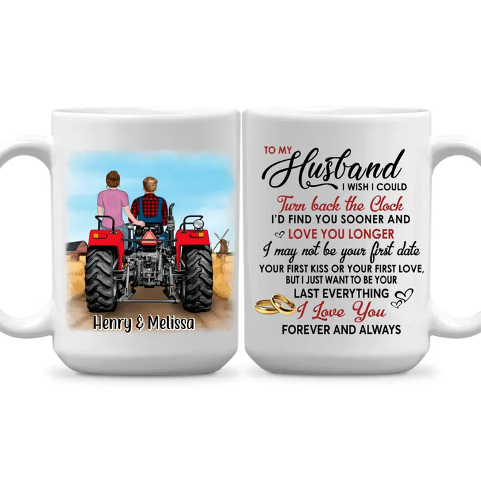 To My Husband - Personalized Gifts Custom Farmer Mug For Him For Couples - Farmer