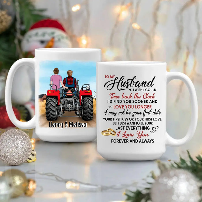 To My Husband - Personalized Gifts Custom Farmer Mug For Him For Couples - Farmer