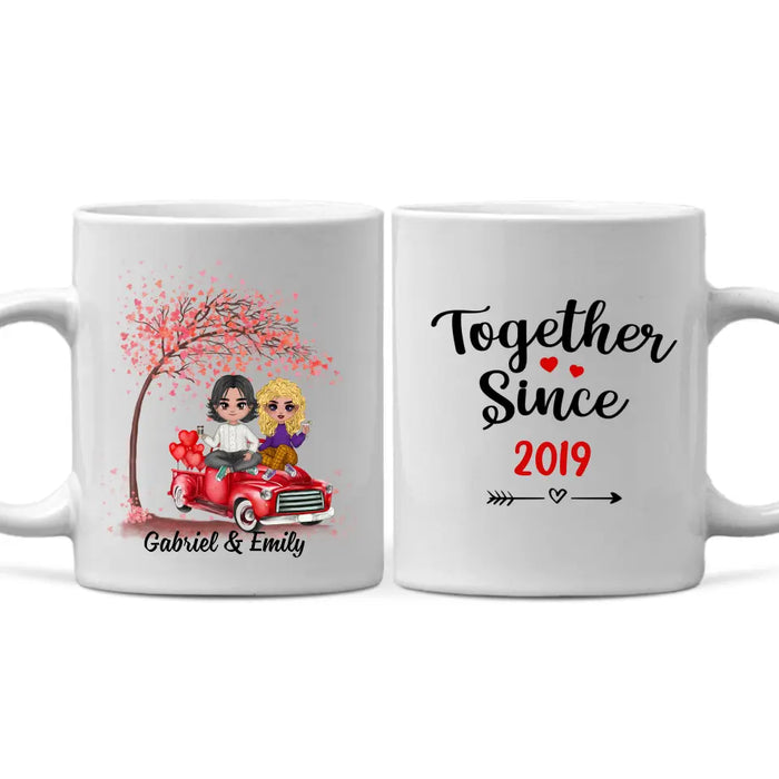 Together Since - Personalized Mug For Couples, Him, Her, Valentine's Day