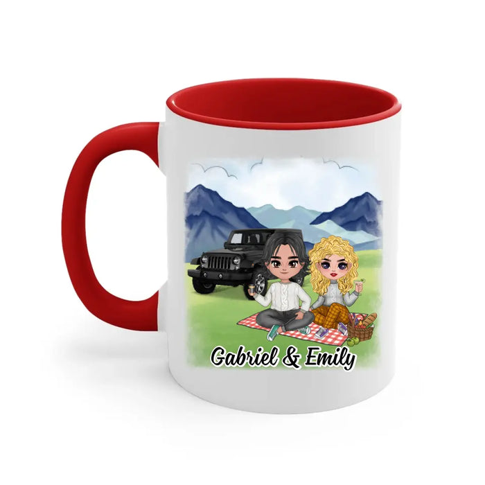 Off Road Adventure - Personalized Mug For Couples, Her, Him, Off-Road Lovers, Car Lovers