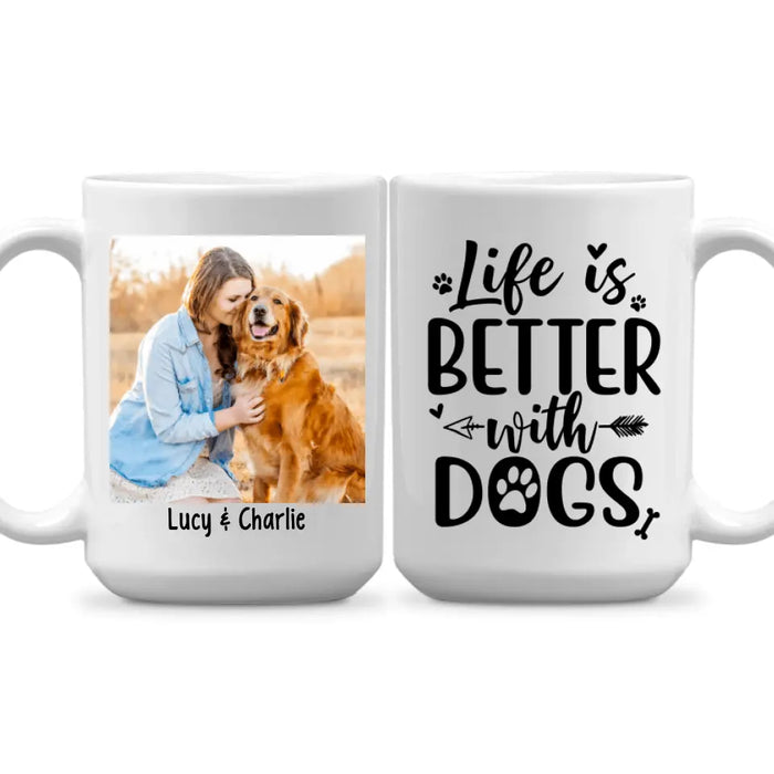 Fur Mama - Custom Mug Photo Upload, For Him, For Her, Dog Lovers, Cat Lovers