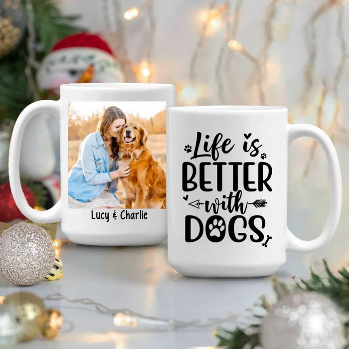 Fur Mama - Custom Mug Photo Upload, For Him, For Her, Dog Lovers, Cat Lovers