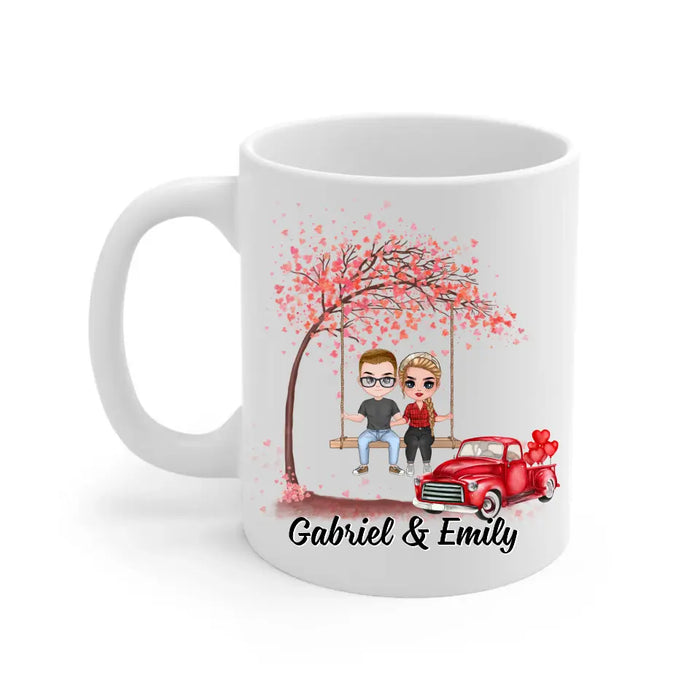 We Fall In Love By Chance We Stay In Love - Personalized Mug For Couples, Him, Her, Valentine's Day