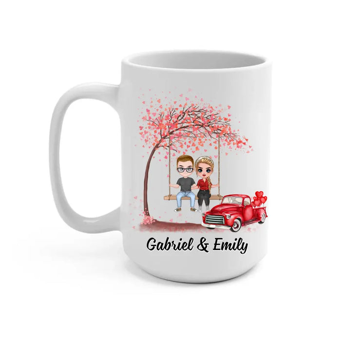 We Fall In Love By Chance We Stay In Love - Personalized Mug For Couples, Him, Her, Valentine's Day