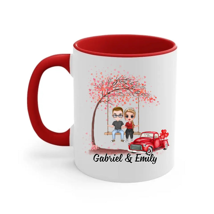 We Fall In Love By Chance We Stay In Love - Personalized Mug For Couples, Him, Her, Valentine's Day