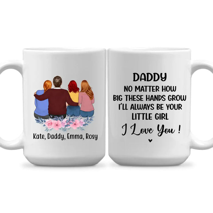 Daddy No Matter How - Personalized Gifts Custom Mug for Him for Dad for Him