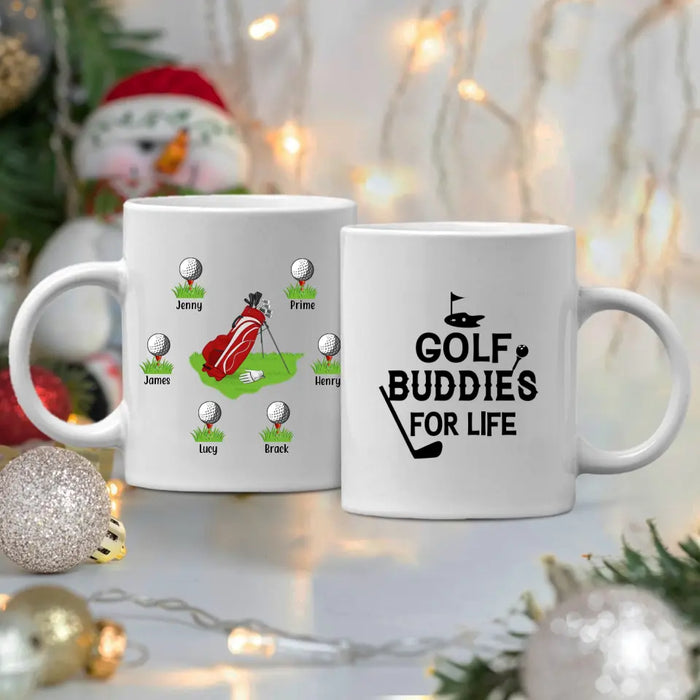 Golf Buddies for Life - Personalized Gifts Custom Golf Mug for Dad, Golf Lovers