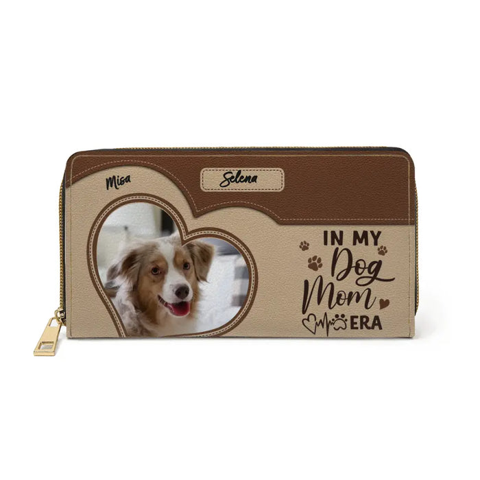 Personalized In My Dog Mom Era Purse - Custom Photo Upload Wallet For Dog Mom, Dog Lovers