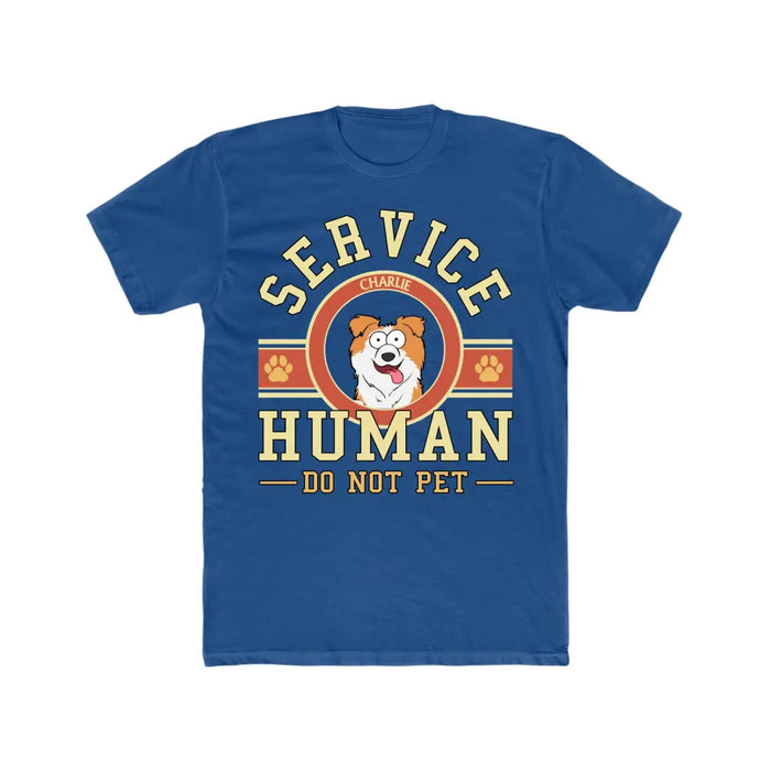 Personalized Service Human Do Not Pet Shirt, Custom Dog Shirt for Dog Lovers