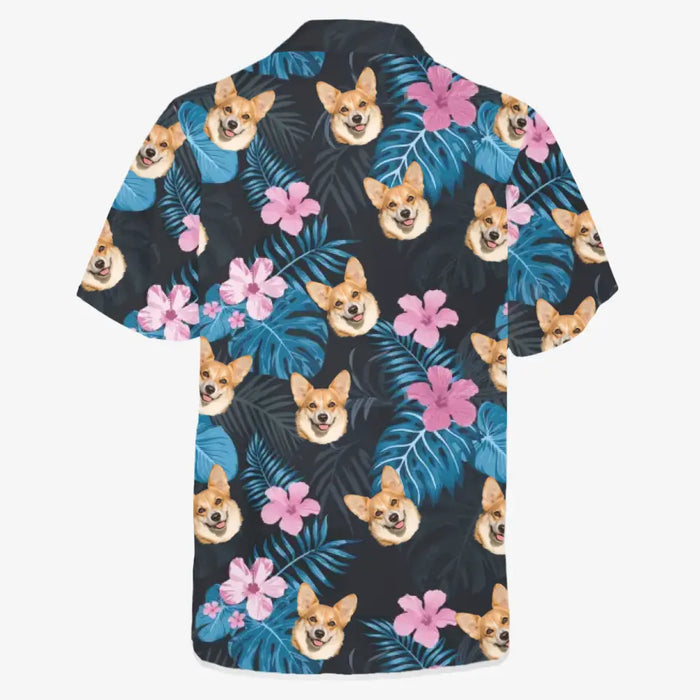 Custom Face Photo Upload Hawaiian Shirt, Hawaiian Shirt for Men Women, Hawaiian Shirt With Pet Face