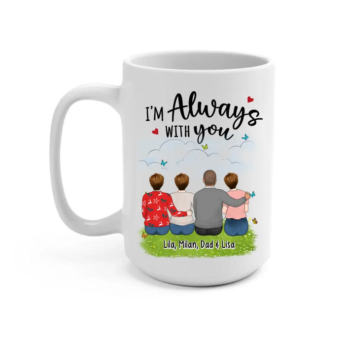 No Matter How Old A Girl Gets She Never Stops Needing Her Dad - Personalized Father and Daughters Mug, Gif For Dad, Father's Day Gift