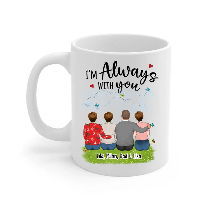 No Matter How Old A Girl Gets She Never Stops Needing Her Dad - Personalized Father and Daughters Mug, Gif For Dad, Father's Day Gift