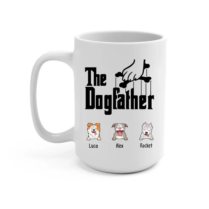 I'm A Grown Ass Man And I Do What My Dogs Want - Personalized Dog Dad Mug for Men, Custom Funny Dogfather Mug