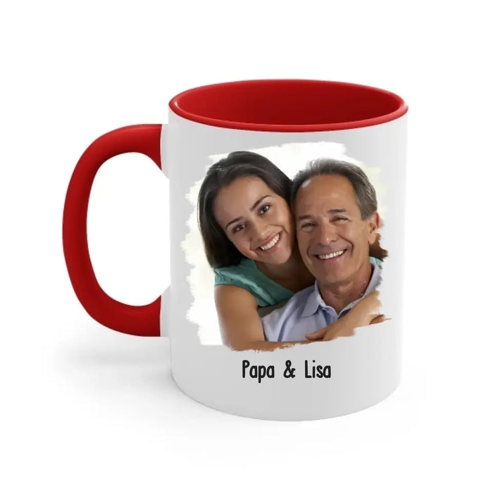 Legend Husband Daddy Grandpa Since - Personalized Upload Photo Mug, Gif for Dad, Father's Day Gift