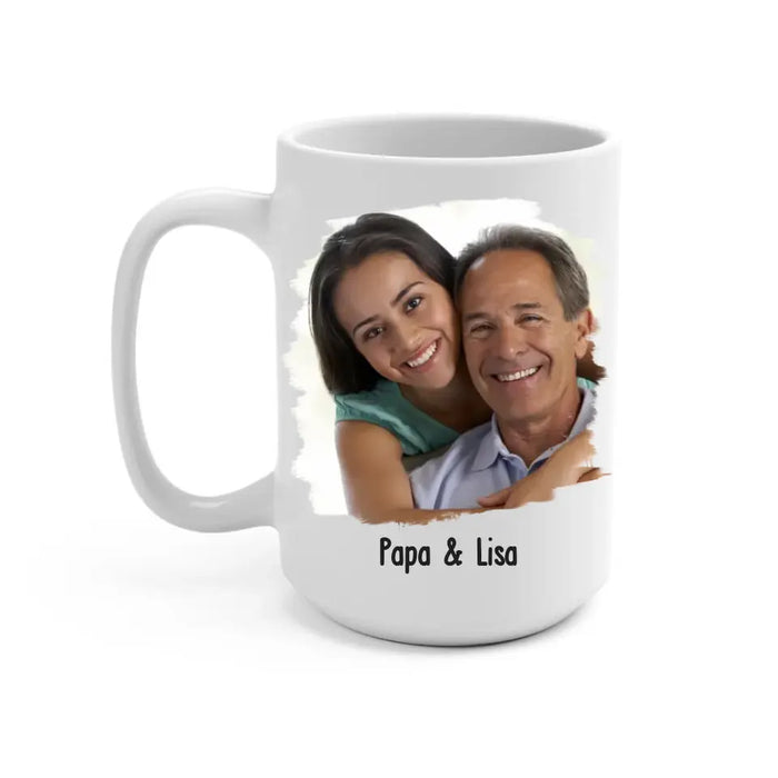 Legend Husband Daddy Grandpa Since - Personalized Upload Photo Mug, Gif for Dad, Father's Day Gift