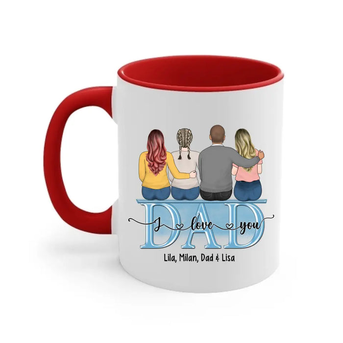 Dad Thanks For Teaching Me How To Be A Man Even Though I'm Your Daughter - Personalized Father and Daughters Mug, Gift For Dad, Father's Day Gift