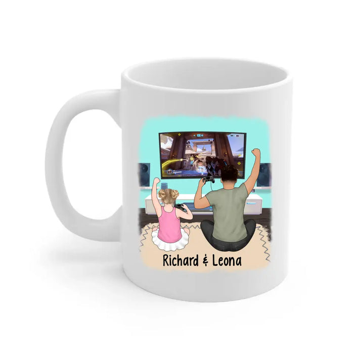 You Are the Perfect Gaming Partner in My Life - Personalized Gifts Custom Gaming Mug for Dad, Gaming Lovers