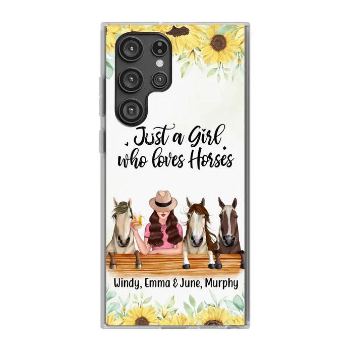 Personalized Phone Case, Life Is Better With Horses, Gift For Horse Lovers, Case For Iphone/Samsung