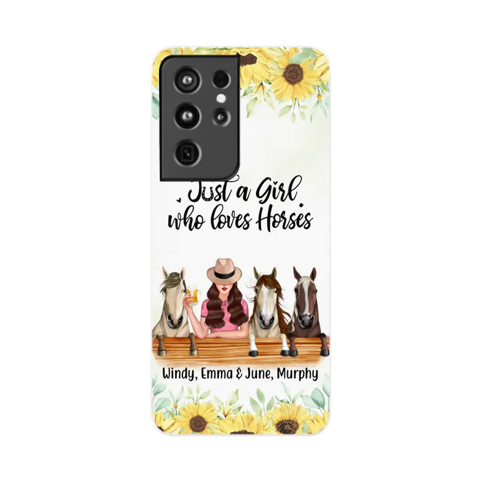 Personalized Phone Case, Life Is Better With Horses, Gift For Horse Lovers, Case For Iphone/Samsung