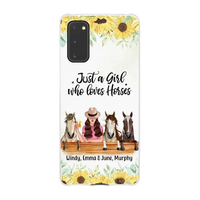 Personalized Phone Case, Life Is Better With Horses, Gift For Horse Lovers, Case For Iphone/Samsung