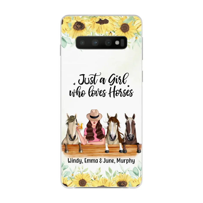 Personalized Phone Case, Life Is Better With Horses, Gift For Horse Lovers, Case For Iphone/Samsung