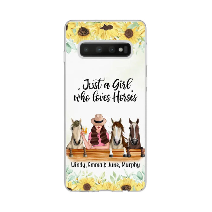 Personalized Phone Case, Life Is Better With Horses, Gift For Horse Lovers, Case For Iphone/Samsung