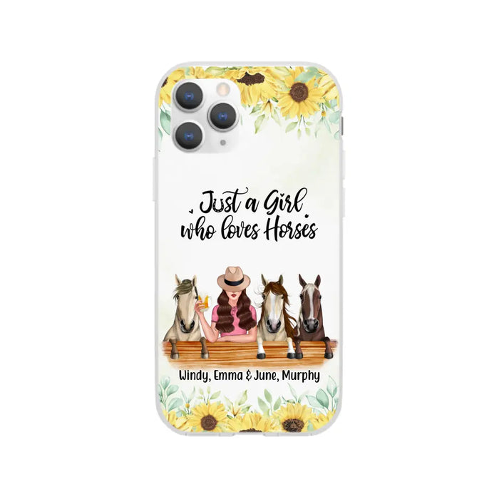 Personalized Phone Case, Life Is Better With Horses, Gift For Horse Lovers, Case For Iphone/Samsung