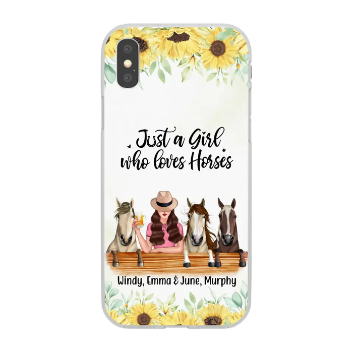 Personalized Phone Case, Life Is Better With Horses, Gift For Horse Lovers, Case For Iphone/Samsung