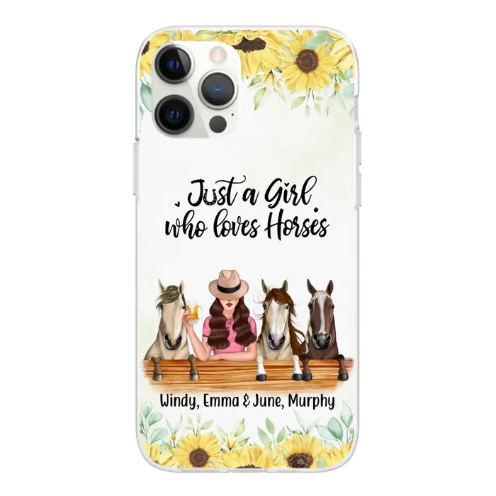 Personalized Phone Case, Life Is Better With Horses, Gift For Horse Lovers, Case For Iphone/Samsung