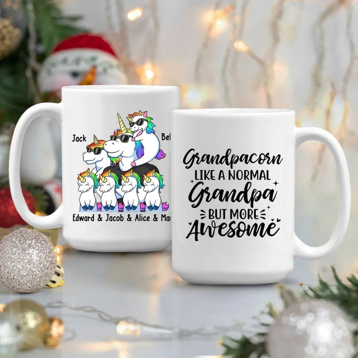 Personalized Mug, Grandpacorn, Like A Normal Grandpa, Gift for Grandpa