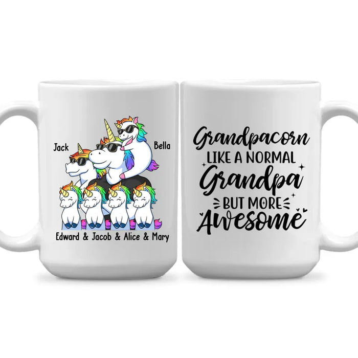 Personalized Mug, Grandpacorn, Like A Normal Grandpa, Gift for Grandpa