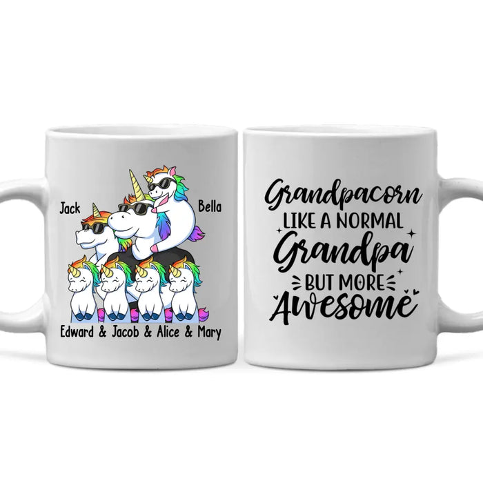 Personalized Mug, Grandpacorn, Like A Normal Grandpa, Gift for Grandpa