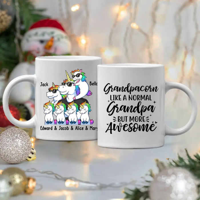 Personalized Mug, Grandpacorn, Like A Normal Grandpa, Gift for Grandpa