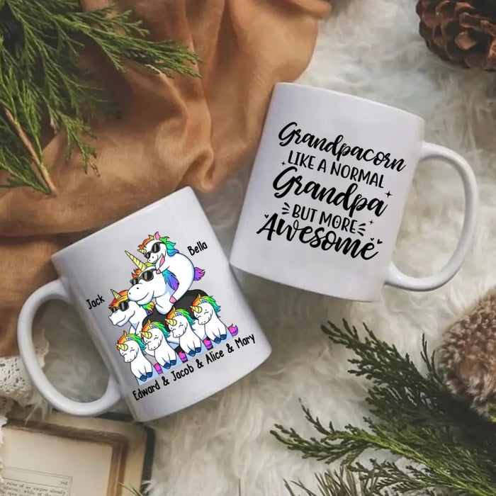 Personalized Mug, Grandpacorn, Like A Normal Grandpa, Gift for Grandpa