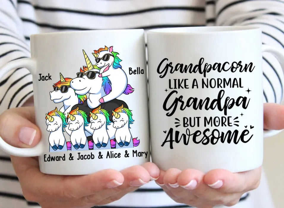 Personalized Mug, Grandpacorn, Like A Normal Grandpa, Gift for Grandpa