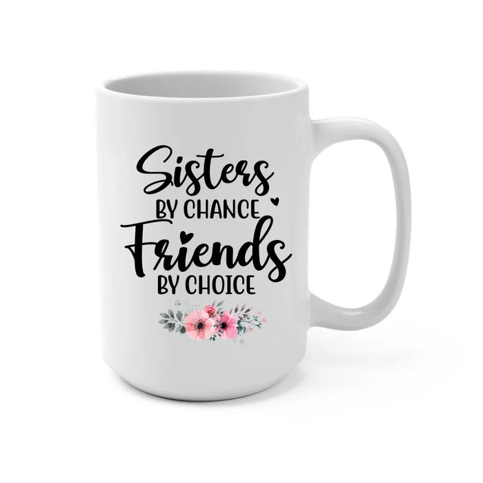 Personalized Forever Friend Mug, Besties Forever, Custom Girls On Mug, Gifts for Sisters, Best Friends