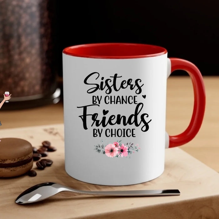 Personalized Forever Friend Mug, Besties Forever, Custom Girls On Mug, Gifts for Sisters, Best Friends