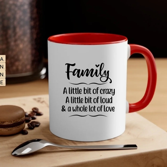 Personalized Family Crossword Art Scrabble Mug, Custom Family Scrabble Mug, Scrabble Puzzle Christmas Mug