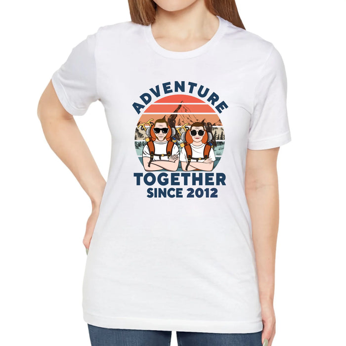 Adventure Together - Personalized Shirt For Couples, Him, Her, Hiking