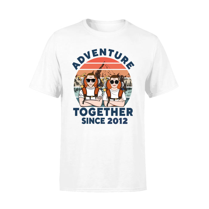 Adventure Together - Personalized Shirt For Couples, Him, Her, Hiking
