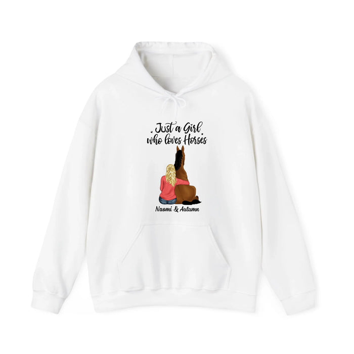 Personalized Life Is Better With Horses Shirt, Custom Girl with Her Horse Shirt, Gifts for Horse Lovers