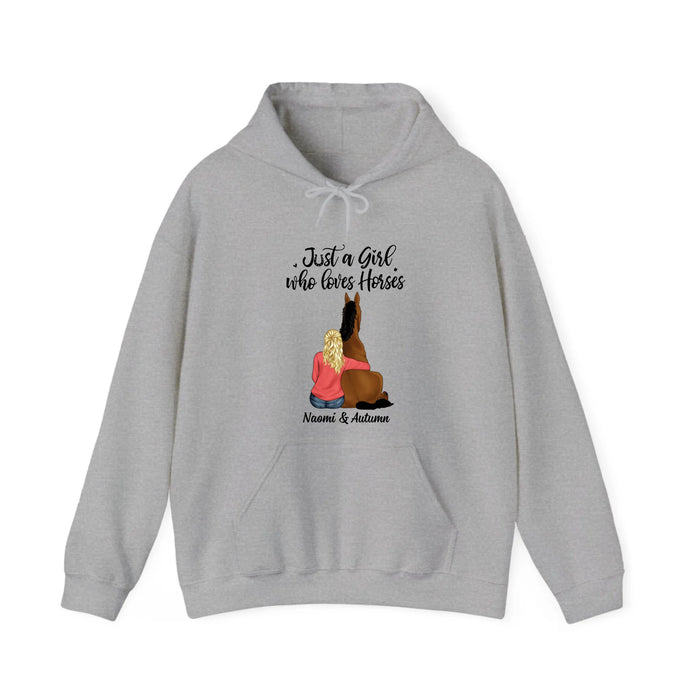 Personalized Life Is Better With Horses Shirt, Custom Girl with Her Horse Shirt, Gifts for Horse Lovers