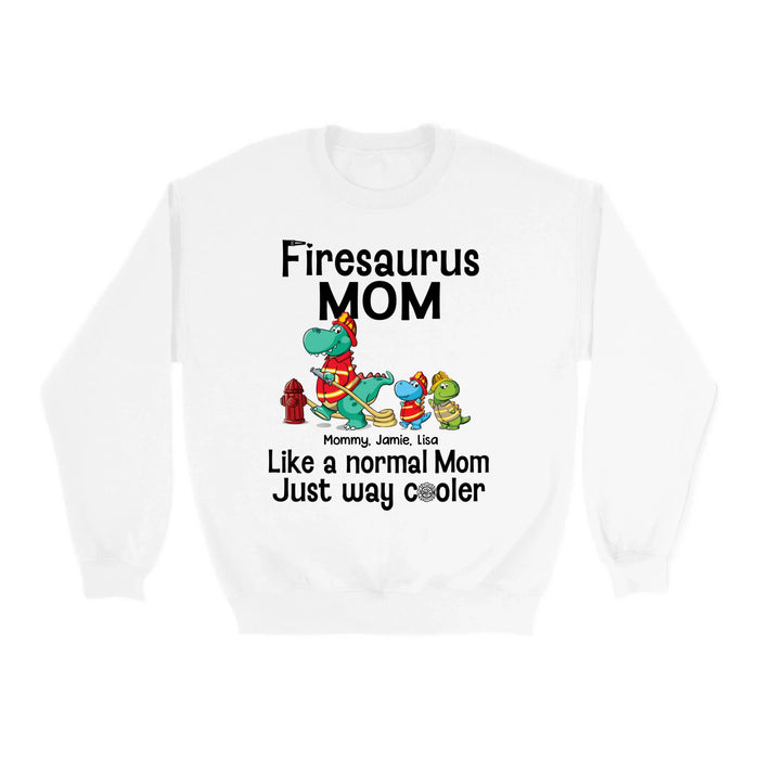 Firesaurus Mom - Personalized Gifts Custom Firefighter Shirt For Mother Father, Firefighter Gifts